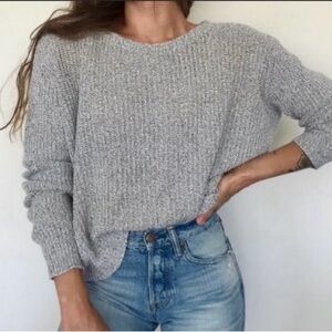 Workshop Republic Clothing Gray Sweater